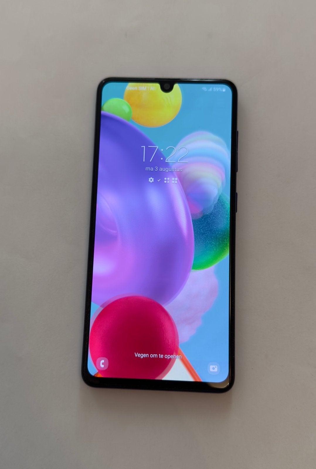 Samsung Galaxy A41, 64GB, blauw, Telecommunicatie, Mobiele telefoons | Samsung, Blauw, Touchscreen, Ophalen of Verzenden, 64 GB