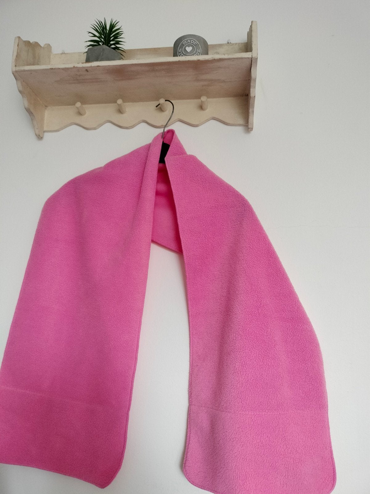 Roze zachte sjaal, Kleding | Dames, Ophalen of Verzenden, Zo goed als nieuw, Sjaal