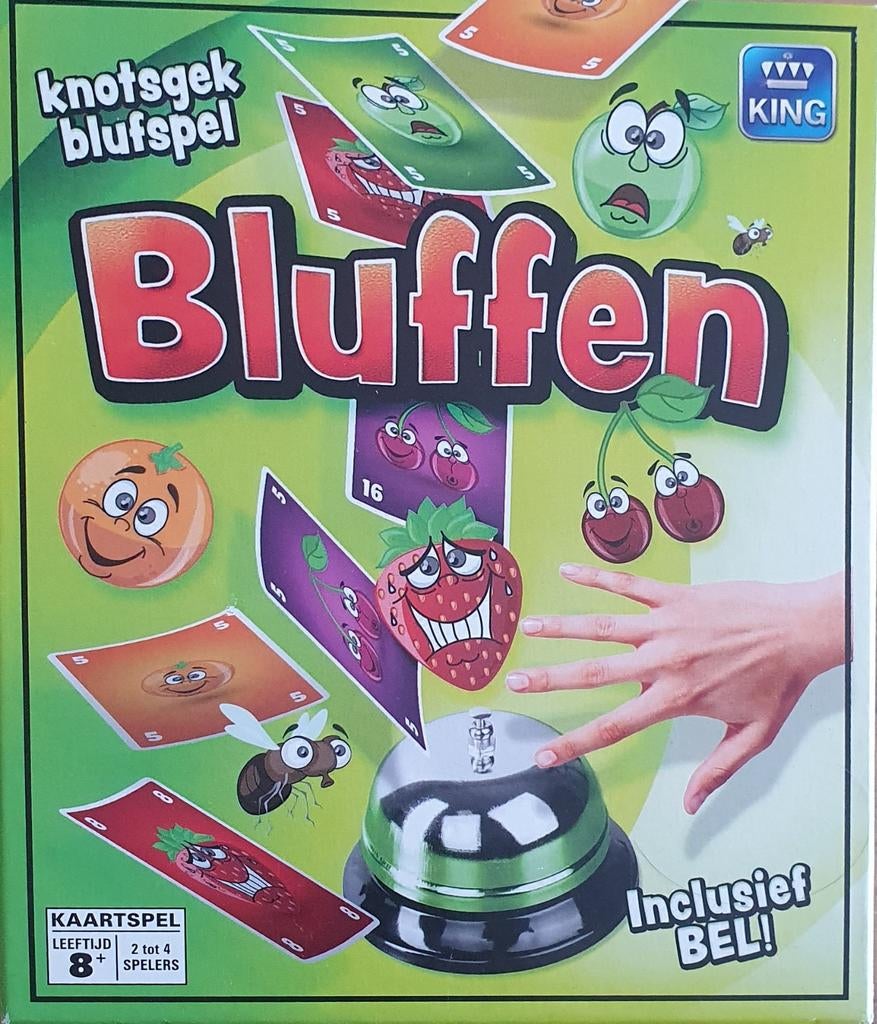 Bluffen Kaartspel, Hobby en Vrije tijd, Gezelschapsspellen | Kaartspellen, Een of twee spelers, Ophalen of Verzenden, Gebruikt