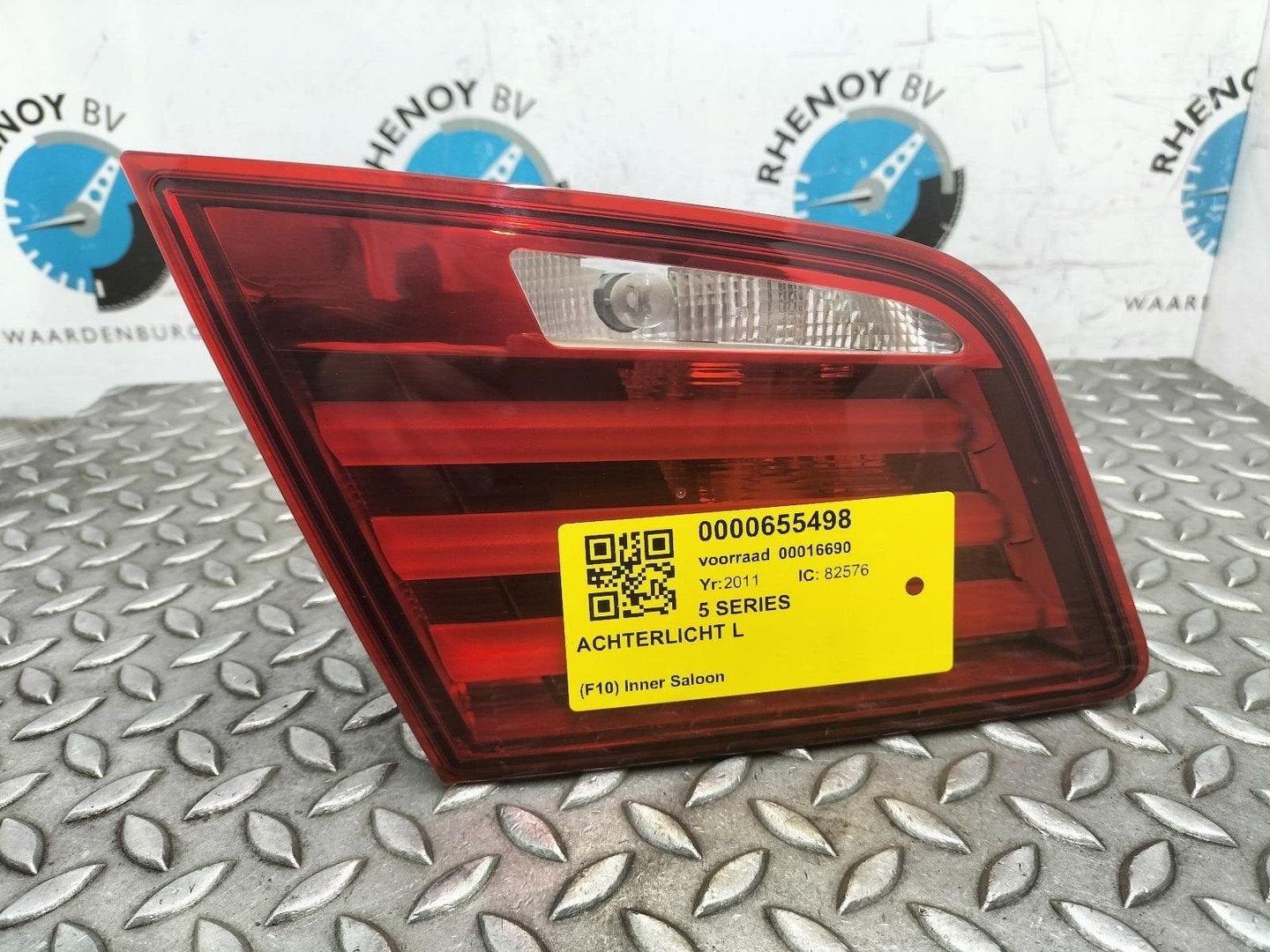 BMW 5 SERIES F10 530D XDRIVE  ACHTERLICHT L 2011, Auto-onderdelen, Ophalen of Verzenden, Gebruikt, Stiba lid
