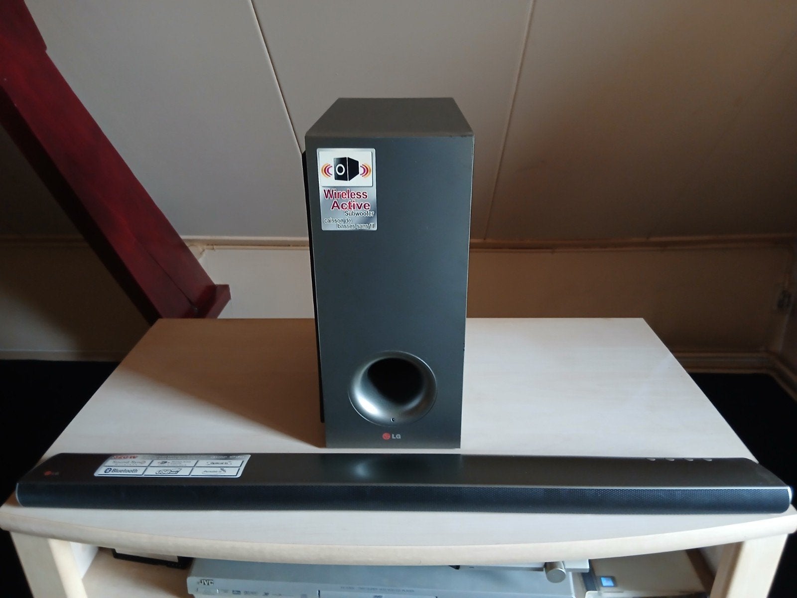 LG Soundbar met draadloze subwoofer - 320W, Bluetooth, Ophalen of Verzenden, Bluetooth