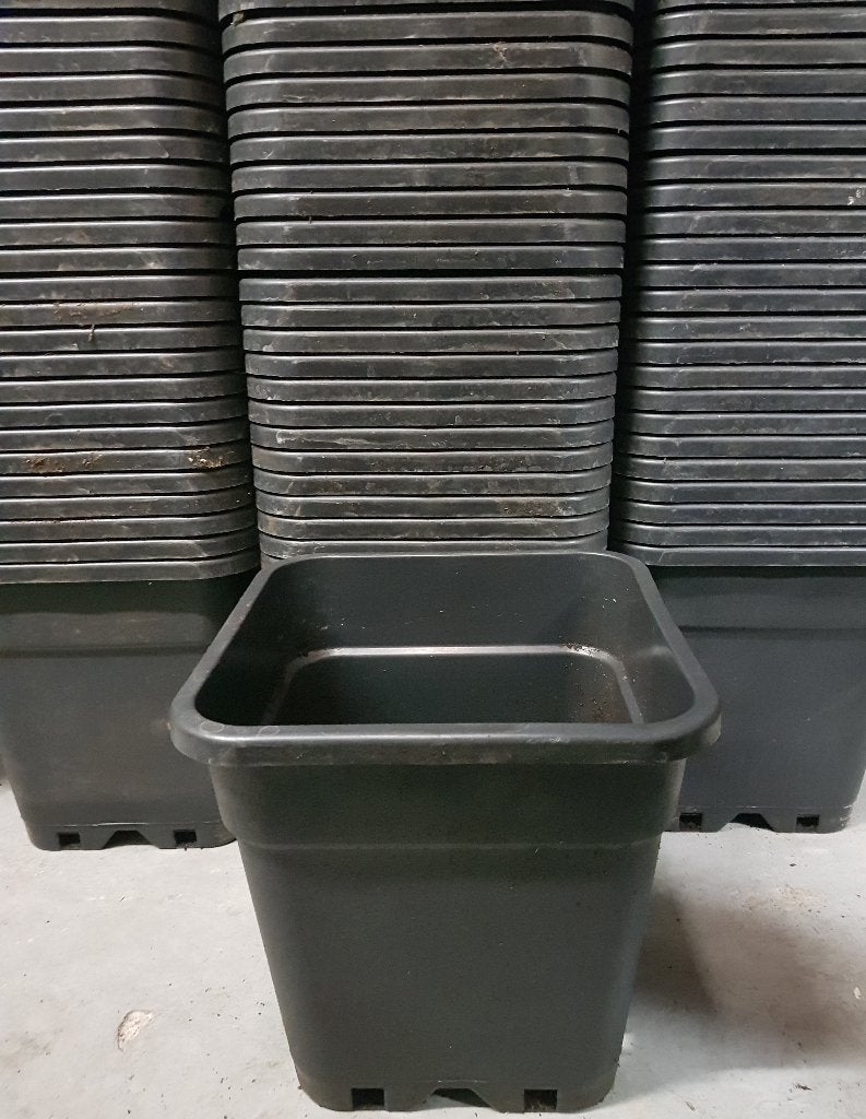 Kweekpotten 50 st 14 liter, Tuin en Terras, Ophalen, Kunststof, Vierkant, Zo goed als nieuw