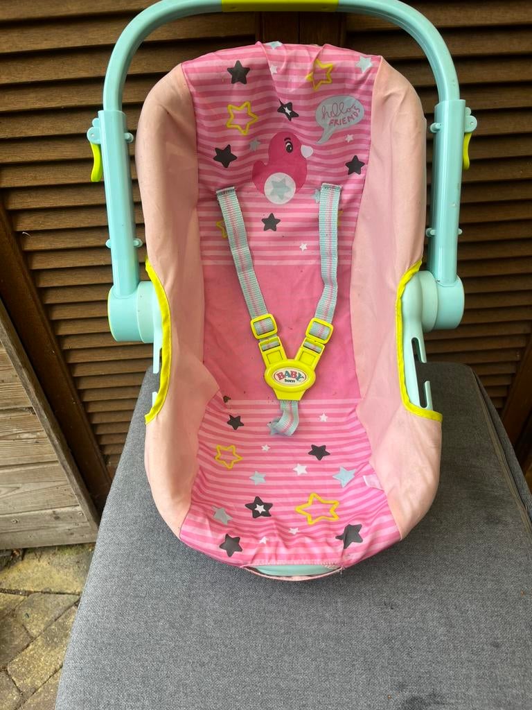 orgineel baby born maxi cosi, Ophalen of Verzenden, Zo goed als nieuw, Babypop