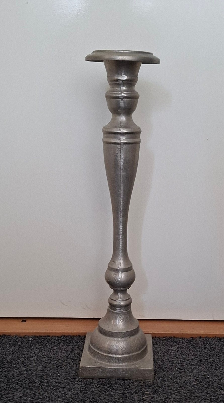 Alumunium kandelaar. 60 cm, Huis en Inrichting, Woonaccessoires | Kandelaars en Kaarsen, Ophalen, Kandelaar