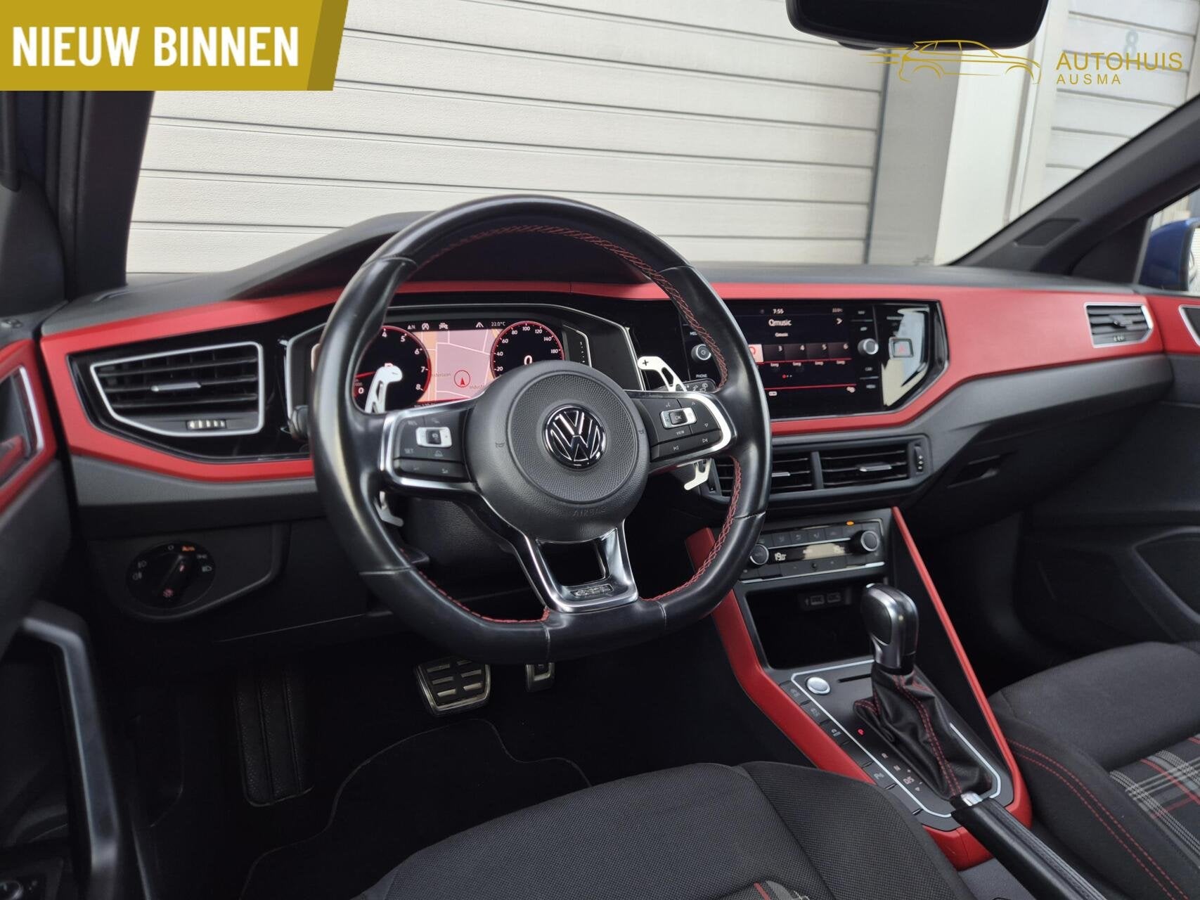 Volkswagen Polo 2.0 TSI GTI 260PK/ACC/Virtual/Pano/Led/Keyle, Auto's, Gebruikt, 4 cilinders, Blauw, Leder