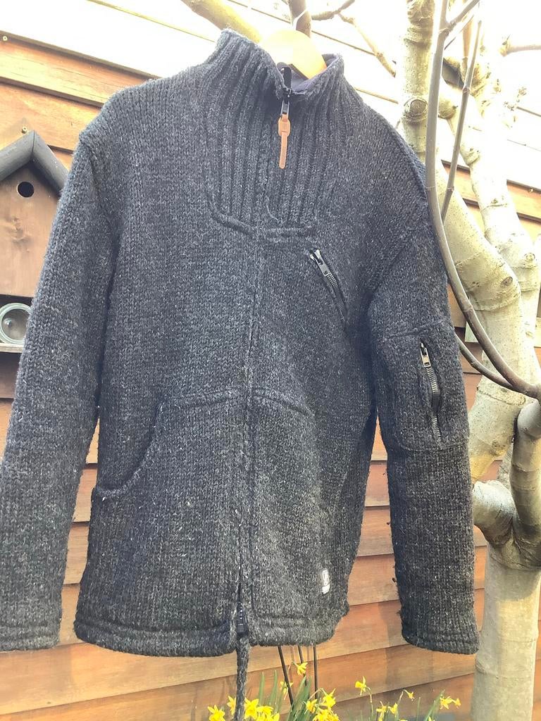 Shakaloha fleece gevoerd vest, Kleding | Heren, Truien en Vesten, Ophalen of Verzenden, Gedragen, Maat 48/50 (M), Grijs
