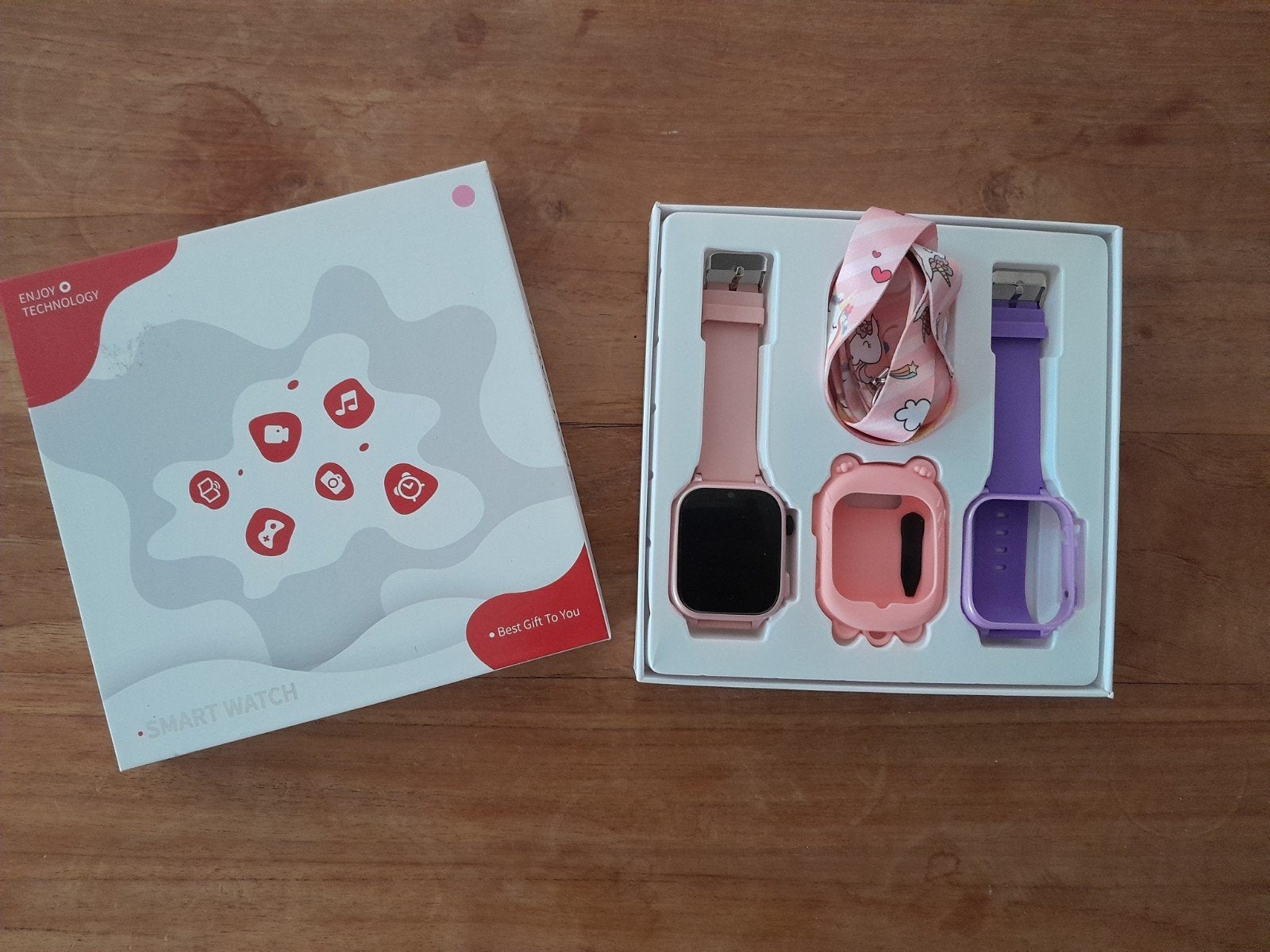 Smart Watch Junior Compass GPS horloge, Ophalen of Verzenden, GPS, Zo goed als nieuw, Roze