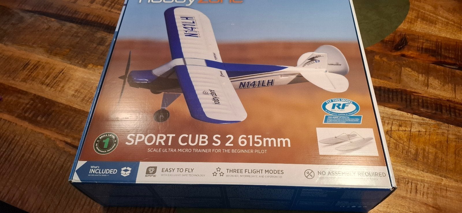 HobbyZone Sport Cub S 2 615mm RC Vliegtuig, Zo goed als nieuw, Groter dan 1:72, Vliegtuig, Ophalen