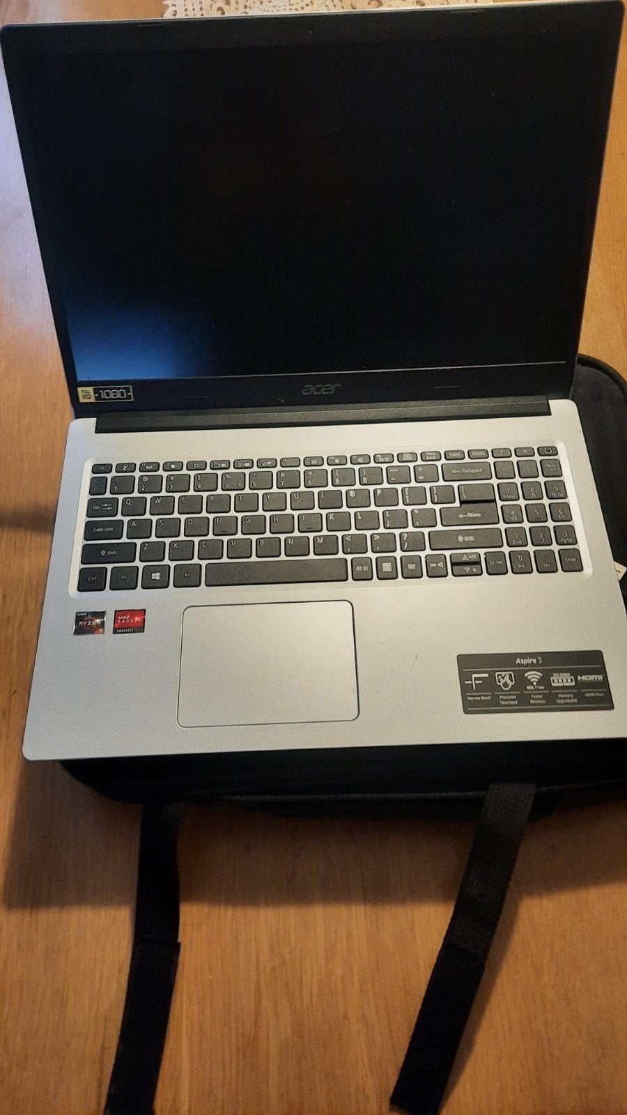 Acer Aspire 3 A315-23-R9G5 Laptop - AMD Ryzen 3, 15.6 inch, Ophalen, Met videokaart, Onbekend, Zo goed als nieuw