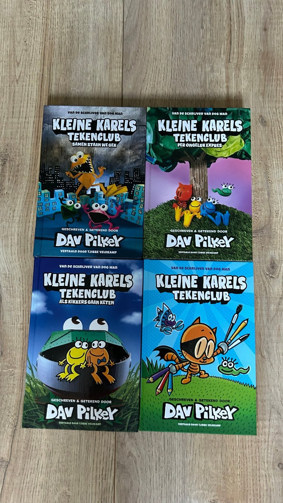 Kleine Karels Tekenclub Van Dog Man- Complete Serie, Ophalen of Verzenden, Zo goed als nieuw, Fictie algemeen