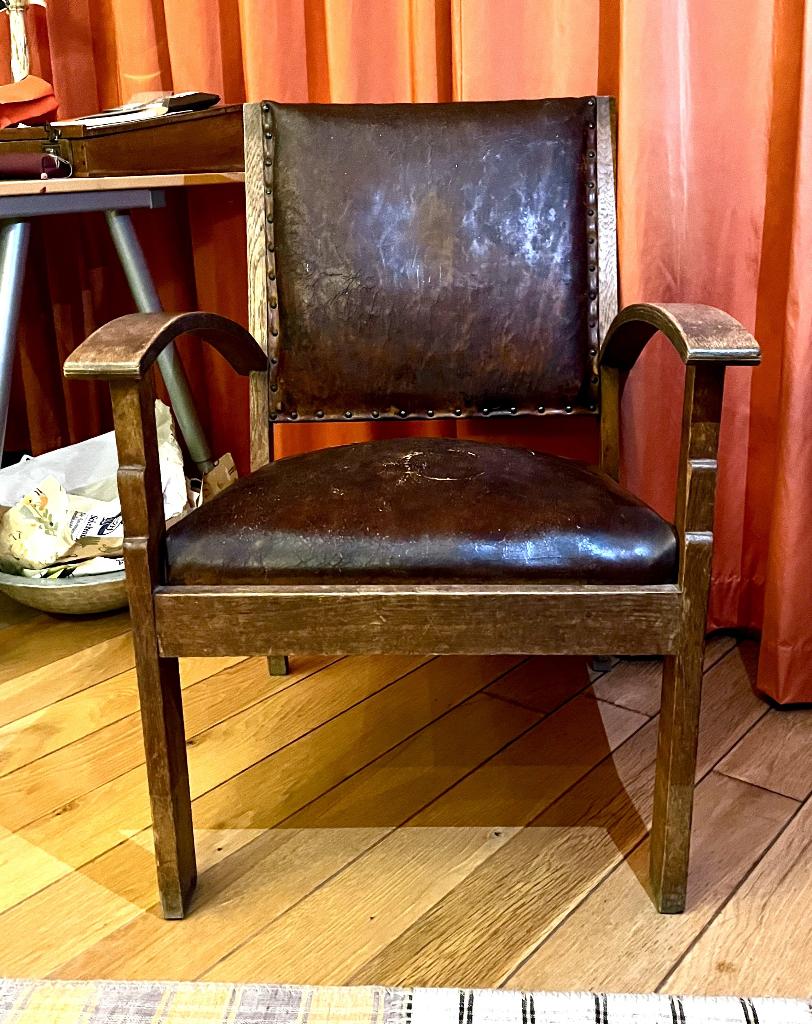 fauteuils, Gebruikt, Art deco  /   Amsterdamse school, 75 tot 100 cm, 50 tot 75 cm