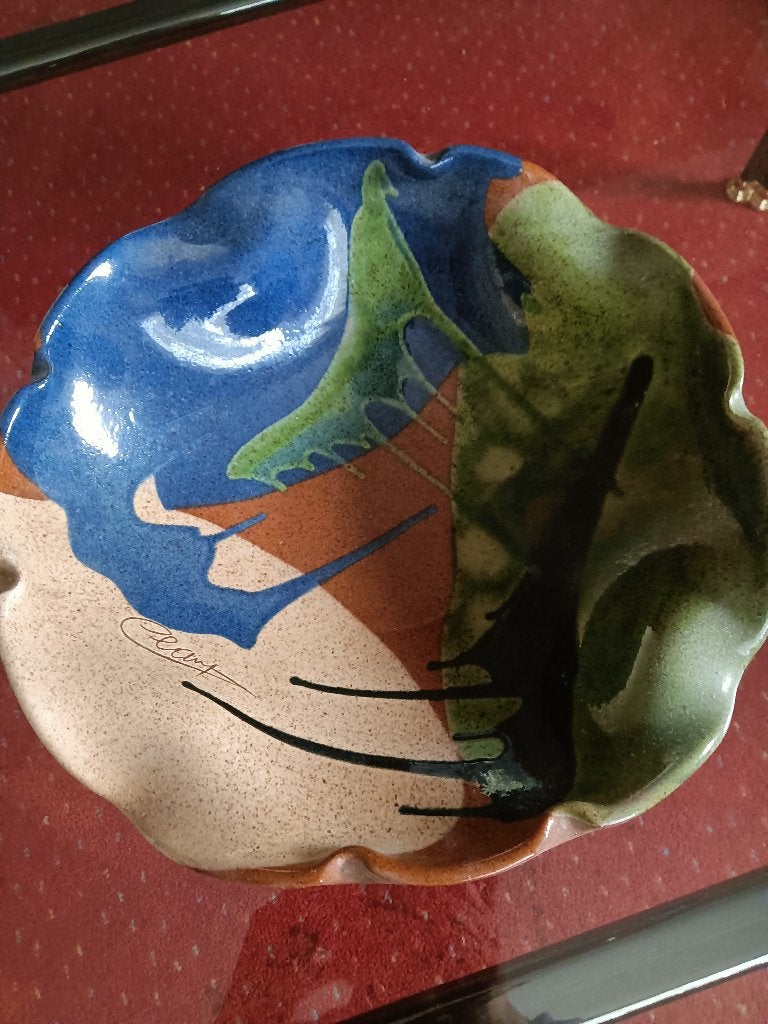 Keramische schaal, Porselein of Keramiek, Schaal, Rond, Ophalen of Verzenden