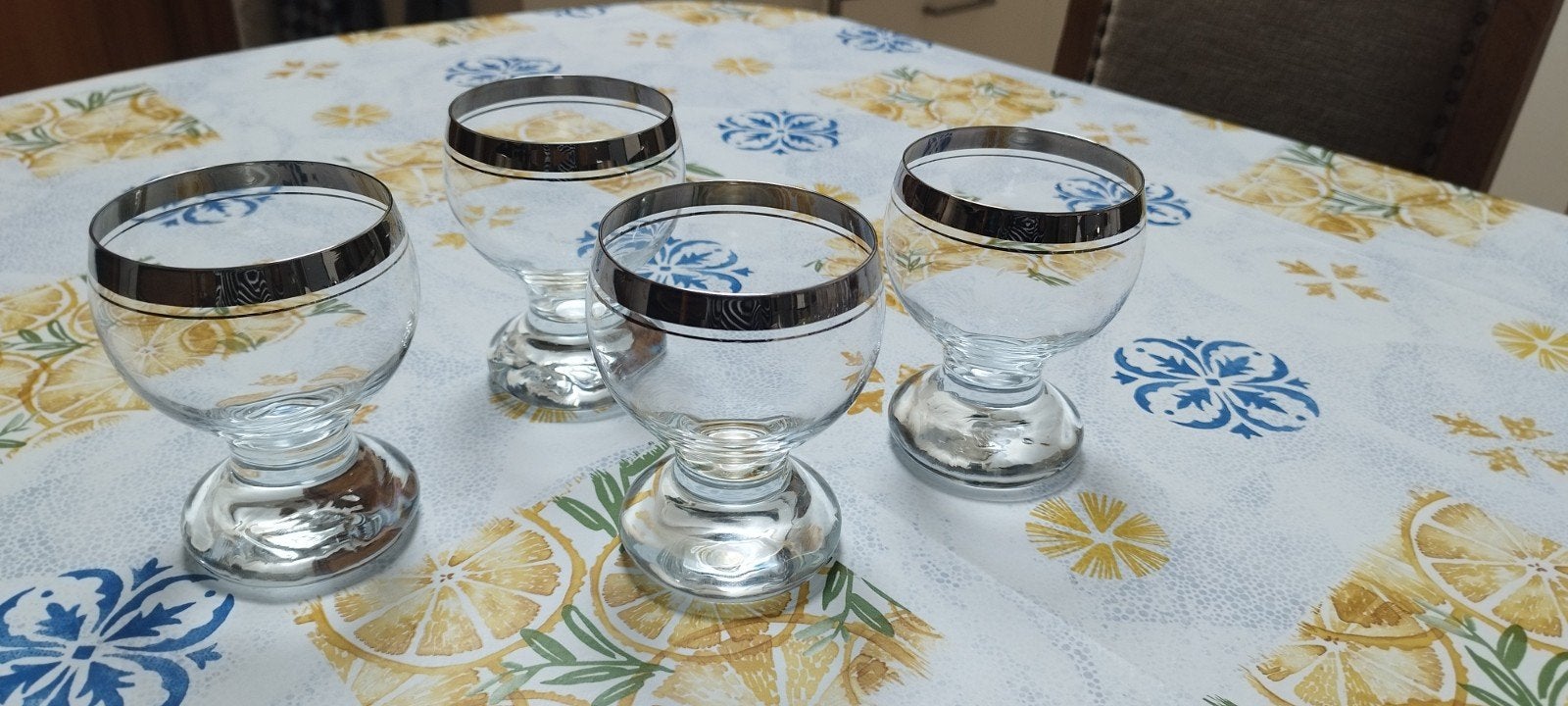 Vintage kristallen glasset Ingrid Glashütte (1950-1970s), Ophalen of Verzenden