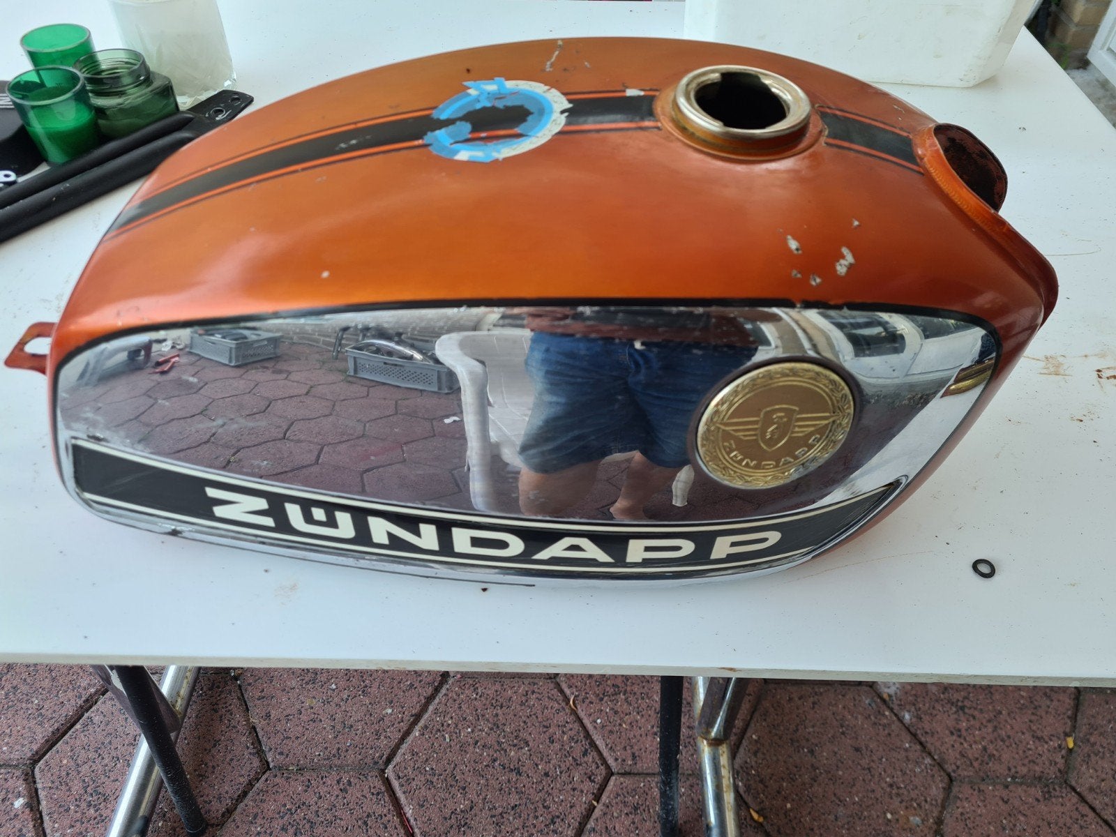 zundapp ks50 tt tank in nette staat, Ophalen, Gebruikt, Tank