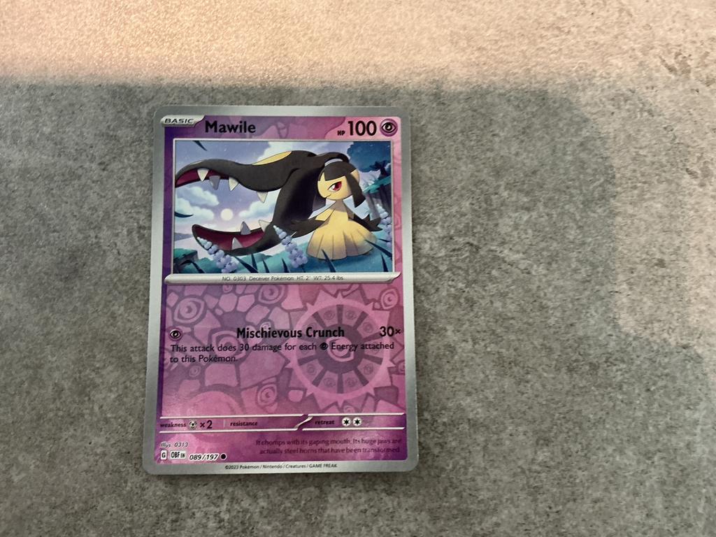 Pokémon kaarten Mawile, Togekiss, Mantine, Ophalen of Verzenden, Gebruikt, Meerdere kaarten, Foil