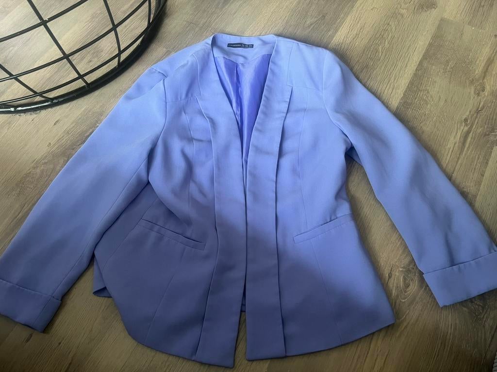 Primark lila blazer mt 42 zgan, Ophalen of Verzenden, Zo goed als nieuw, Maat 42/44 (L), Paars