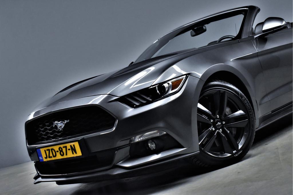 Ford Mustang Convertible 2.3 EcoBoost 317pk Automaat EU Gele, Automaat, Achterwielaandrijving, Gebruikt, 4 cilinders