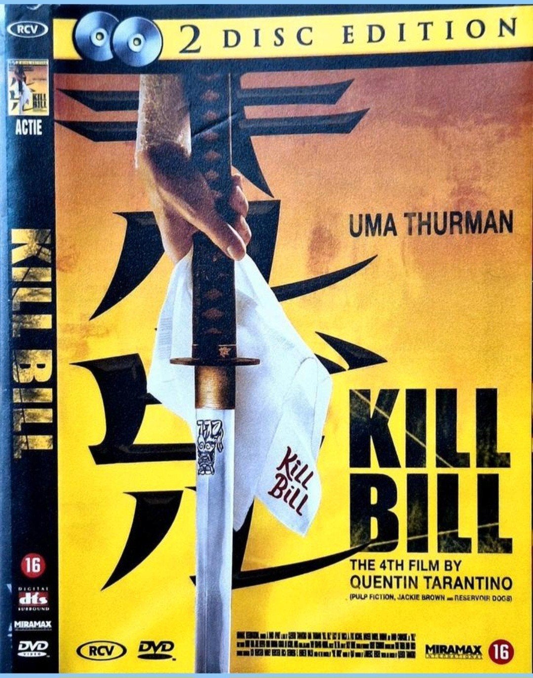 2-DVD  SPEELFILM- Kill Bill 1, Vanaf 16 jaar, Ophalen of Verzenden, Gebruikt, Actie en Avontuur