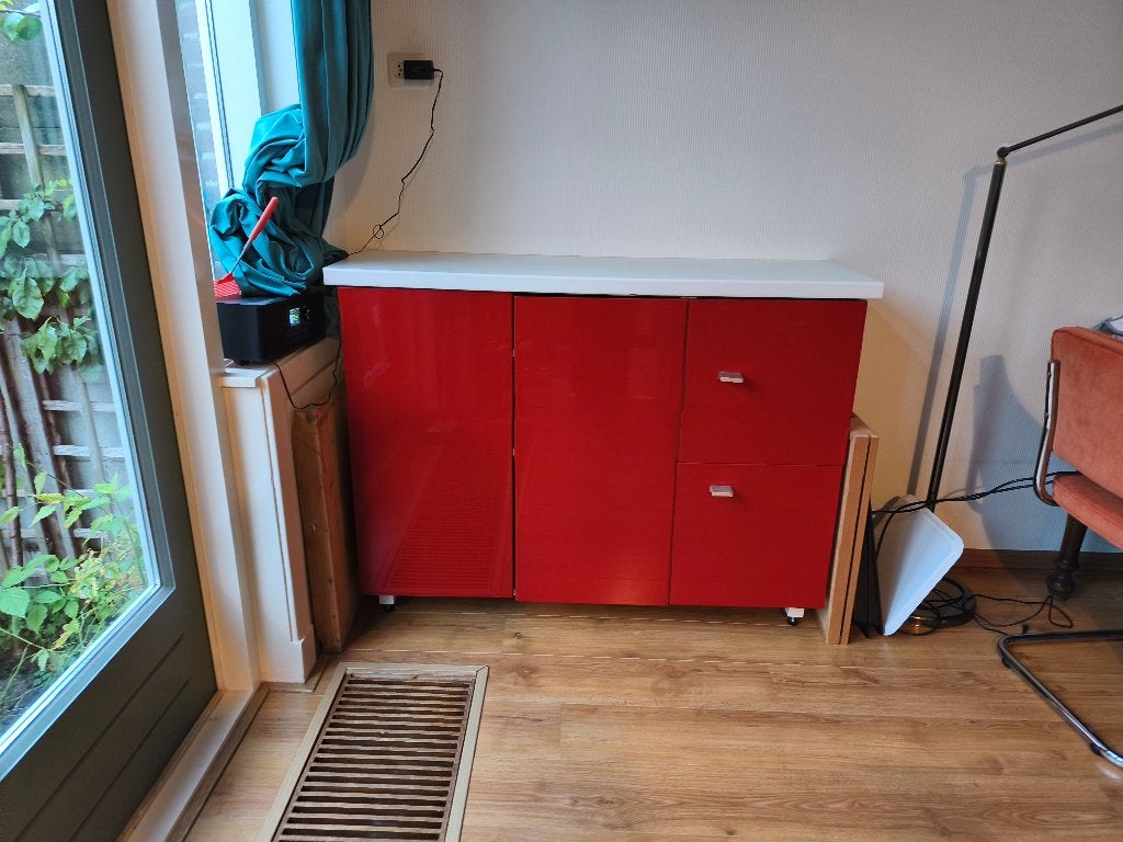 keukenkast, Huis en Inrichting, Ophalen, Gebruikt, 100 tot 150 cm, Minder dan 100 cm