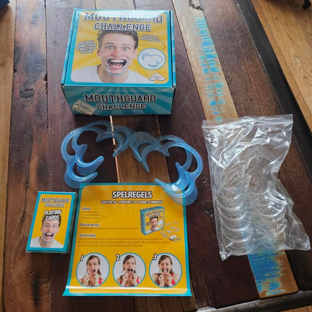 Mouthguard challenge spel met extra mouthguards, Ophalen of Verzenden
