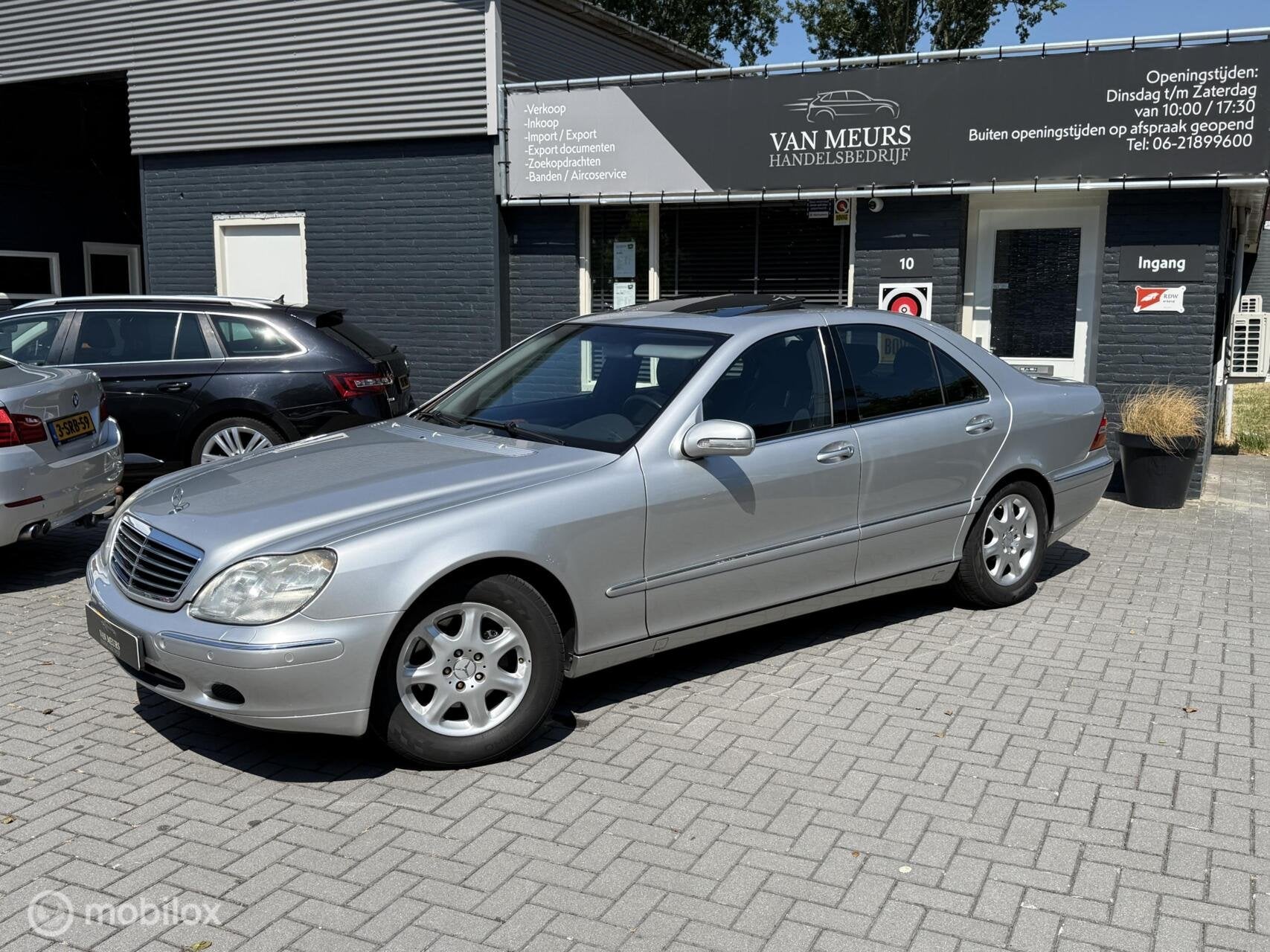 Mercedes S-klasse 320 Automaat, Leder, Trekhaak, schuifdak,, Automaat, Achterwielaandrijving, Gebruikt, Bedrijf