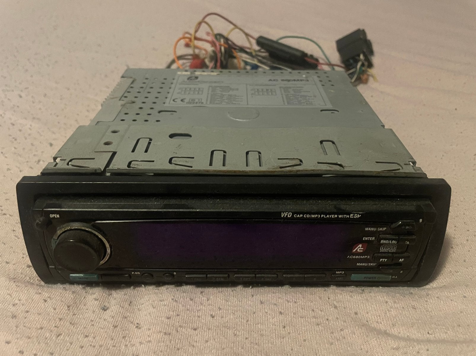 Autoradio audioconcept vfo 680mp3, Ophalen of Verzenden, Zo goed als nieuw