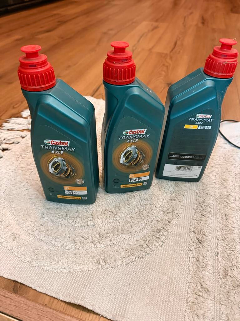 Castrol Transmax Axle EPX 80W-90 Olie - 3x 1 Liter, Ophalen, Nieuw, Universele onderdelen