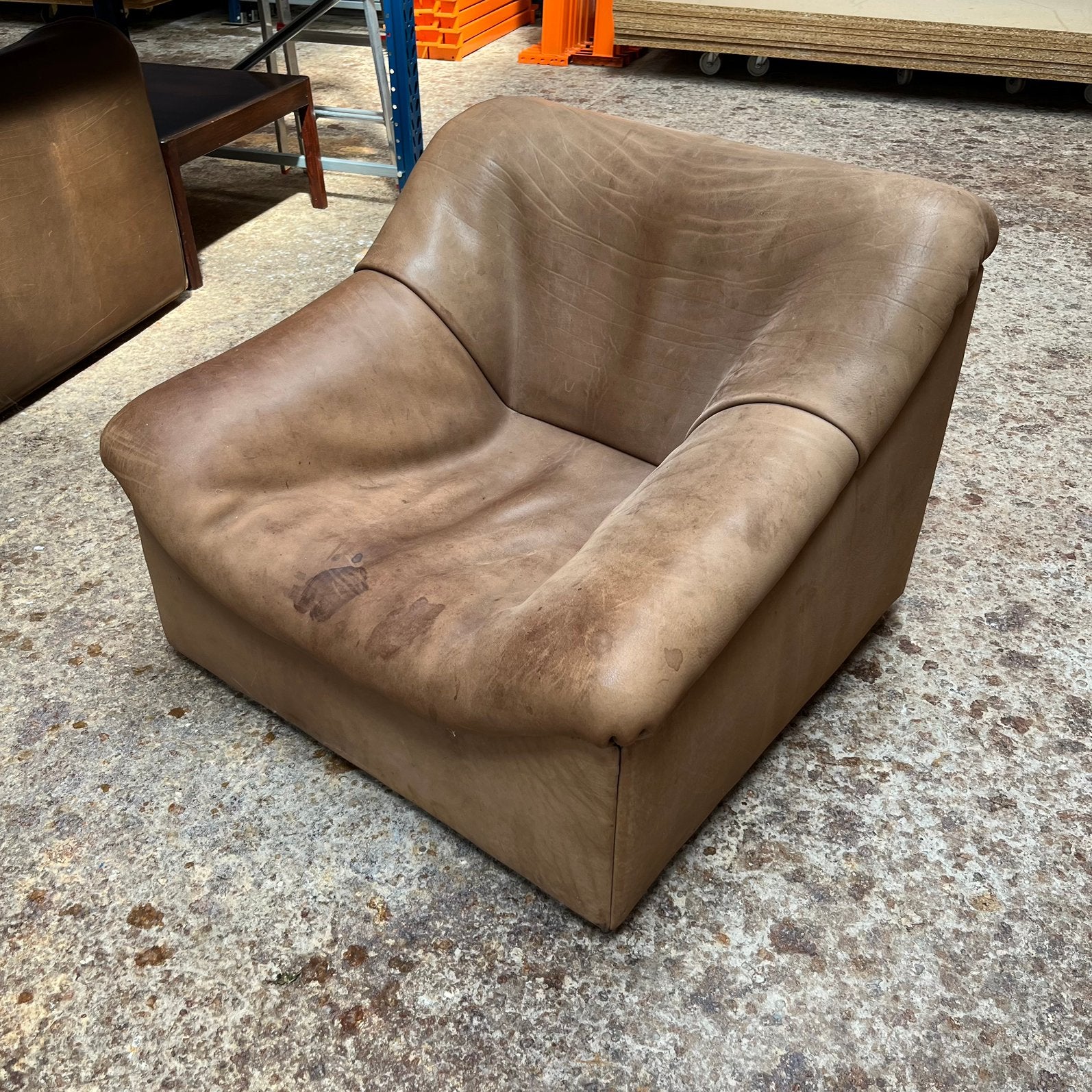 Vintage DeSede DS46, Ophalen, Gebruikt, Eenpersoons, Minder dan 150 cm