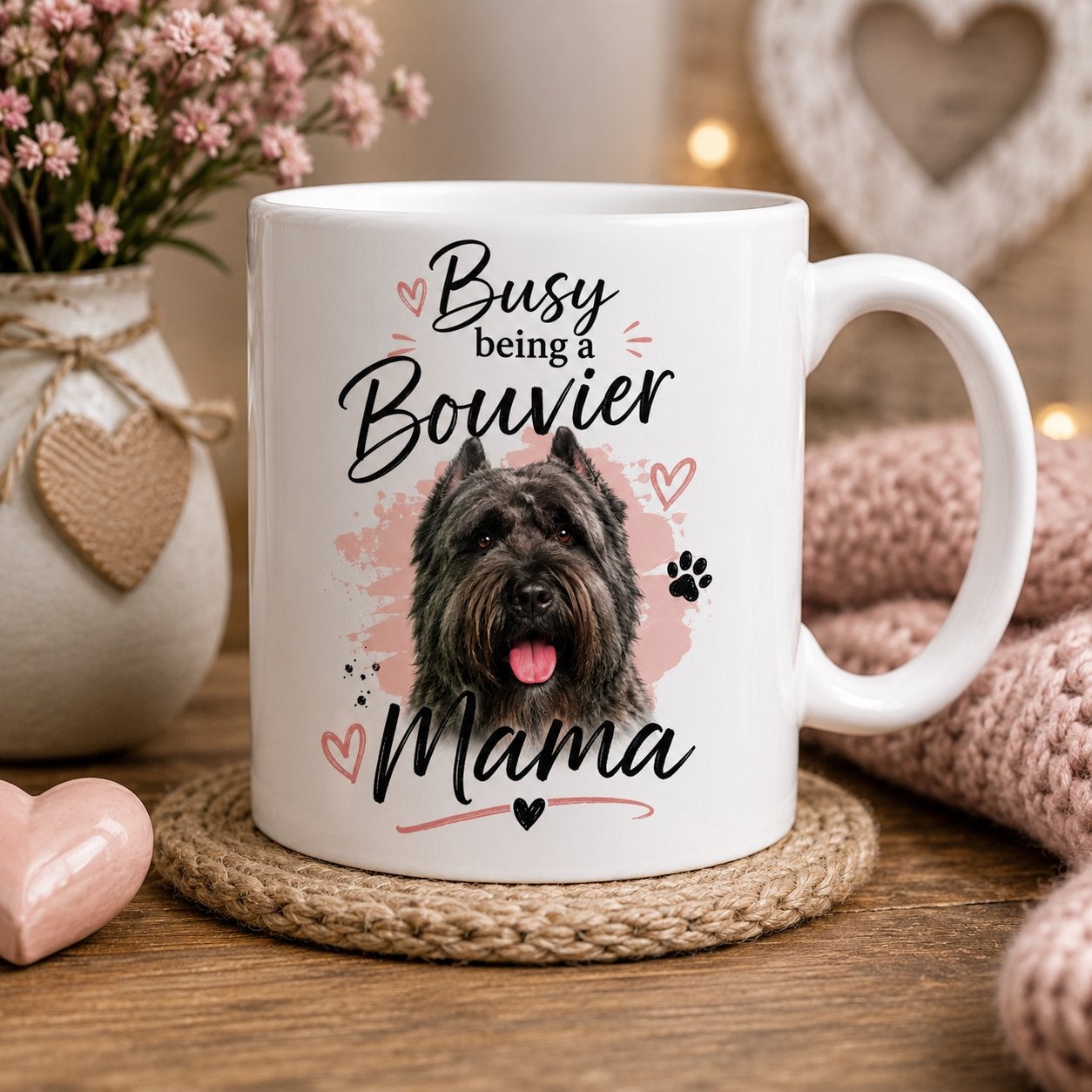 Busy being a Bouvier Mama - Mok, Dieren en Toebehoren, Verzenden, Nieuw