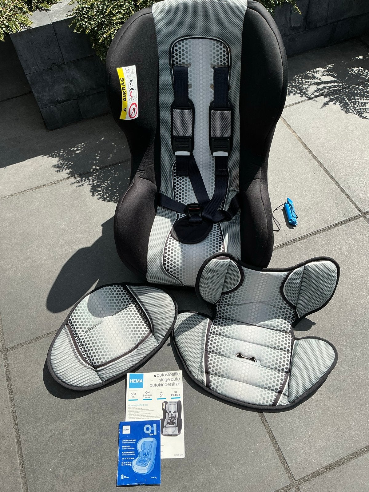 HEMA Autostoeltje - Zo goed als nieuw, Kinderen en Baby's, Autostoeltjes, Autogordel, 0 t/m 18 kg, Zo goed als nieuw, Ophalen