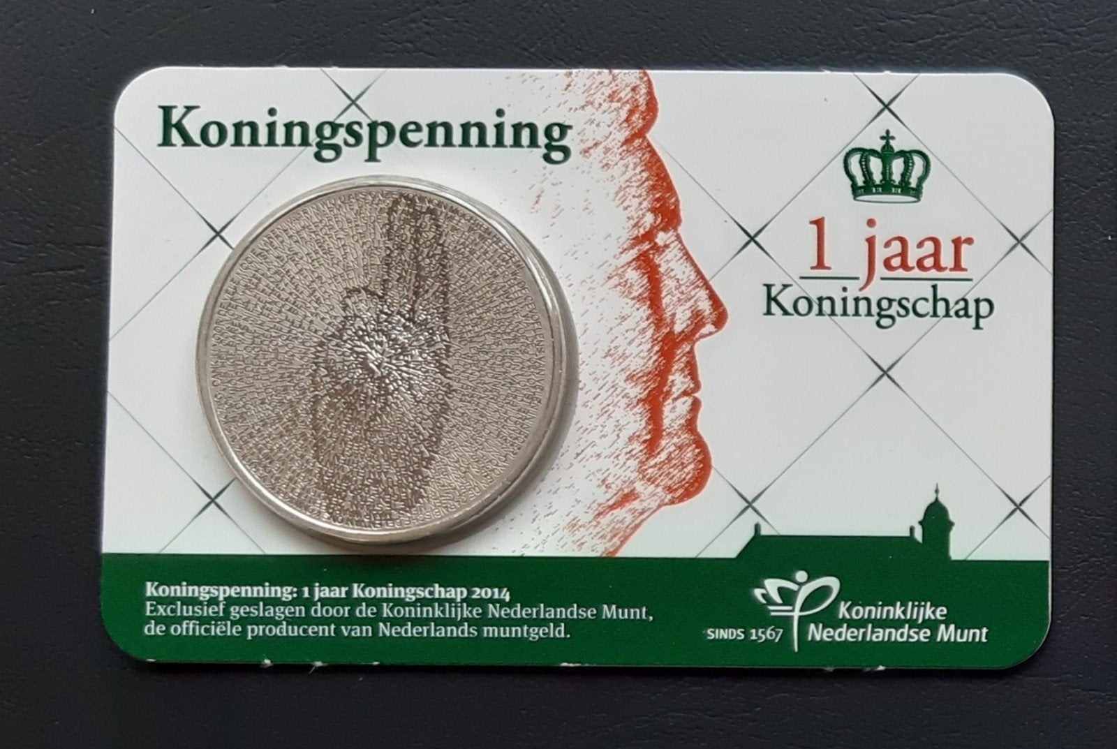 Coincard 2014 " Koningspenning", Ophalen