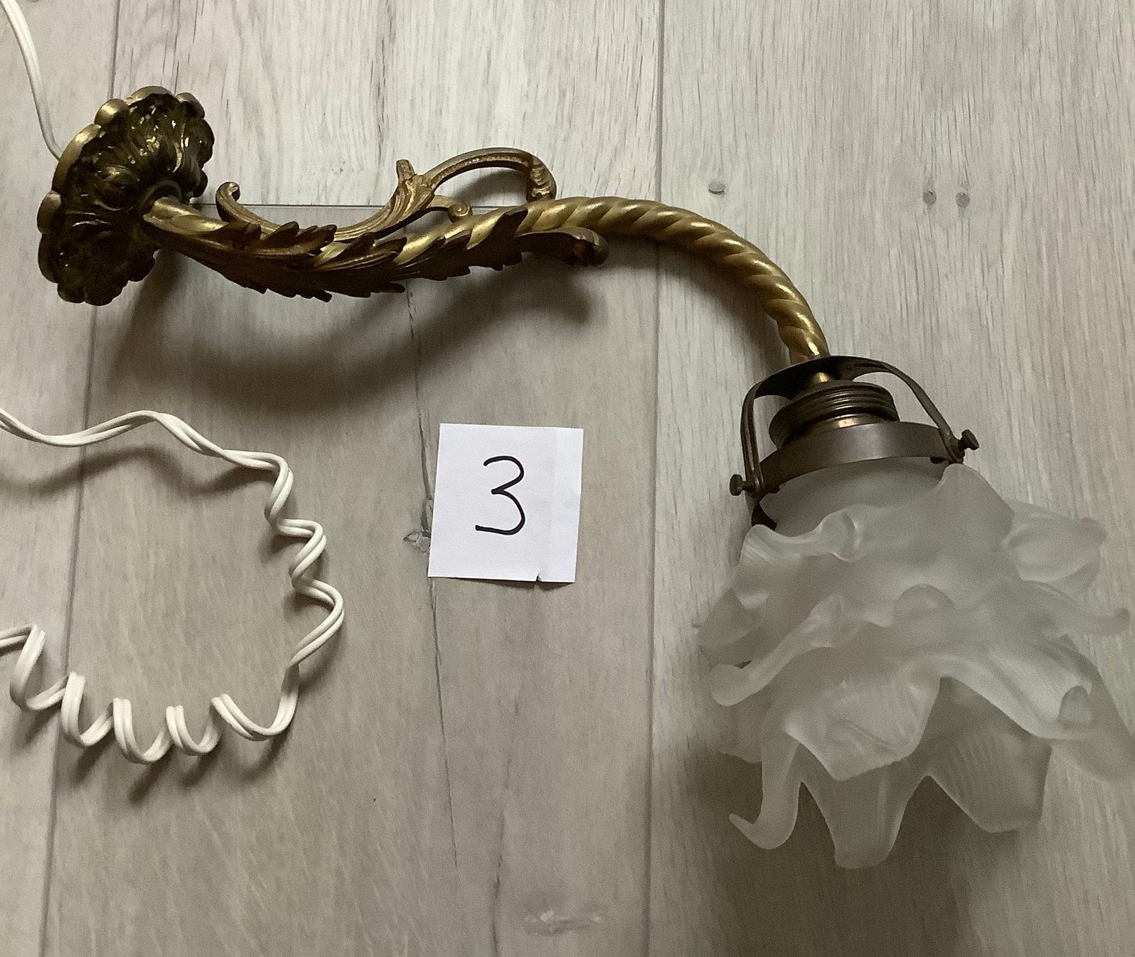 Antieke wandlamp, Ophalen of Verzenden