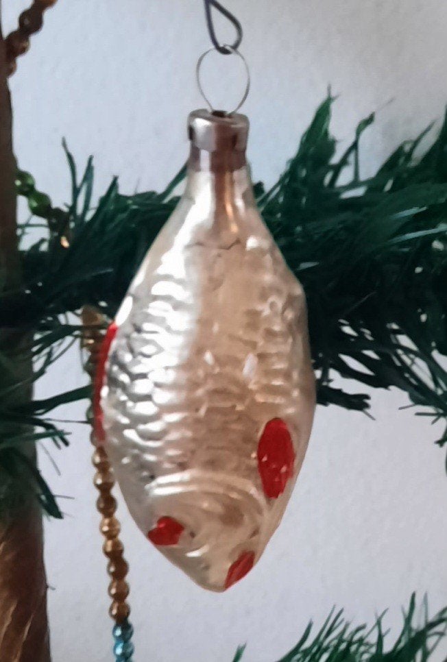 Oude Kerstbal  Vis, Verzenden