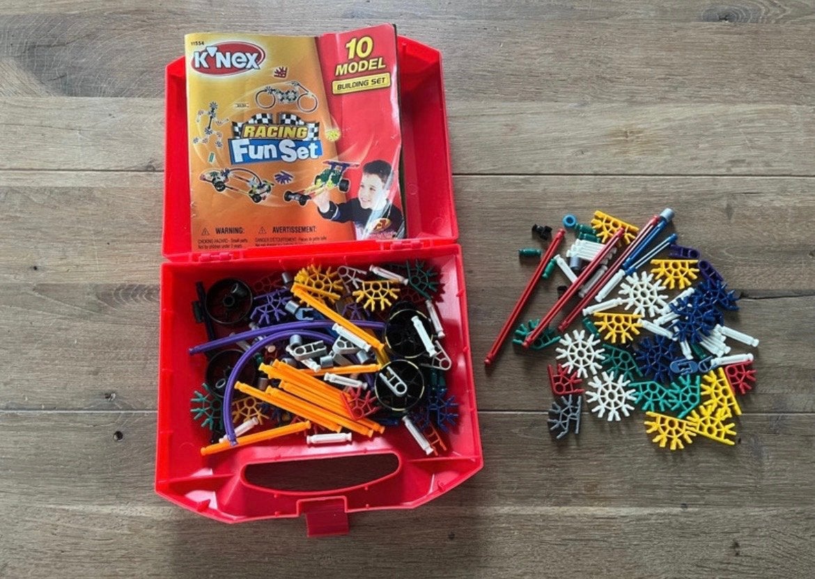 K'nex Racing Fun Set - 10 Model Bouwset in Koffer, Ophalen of Verzenden, Gebruikt, K'nex
