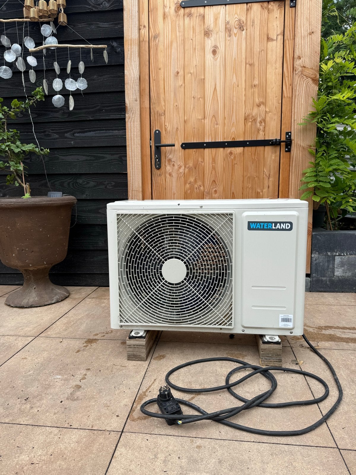 Waterland Warmtepomp VRT040-055808 met houten bekisting, Ophalen, Zo goed als nieuw, Verwarmen