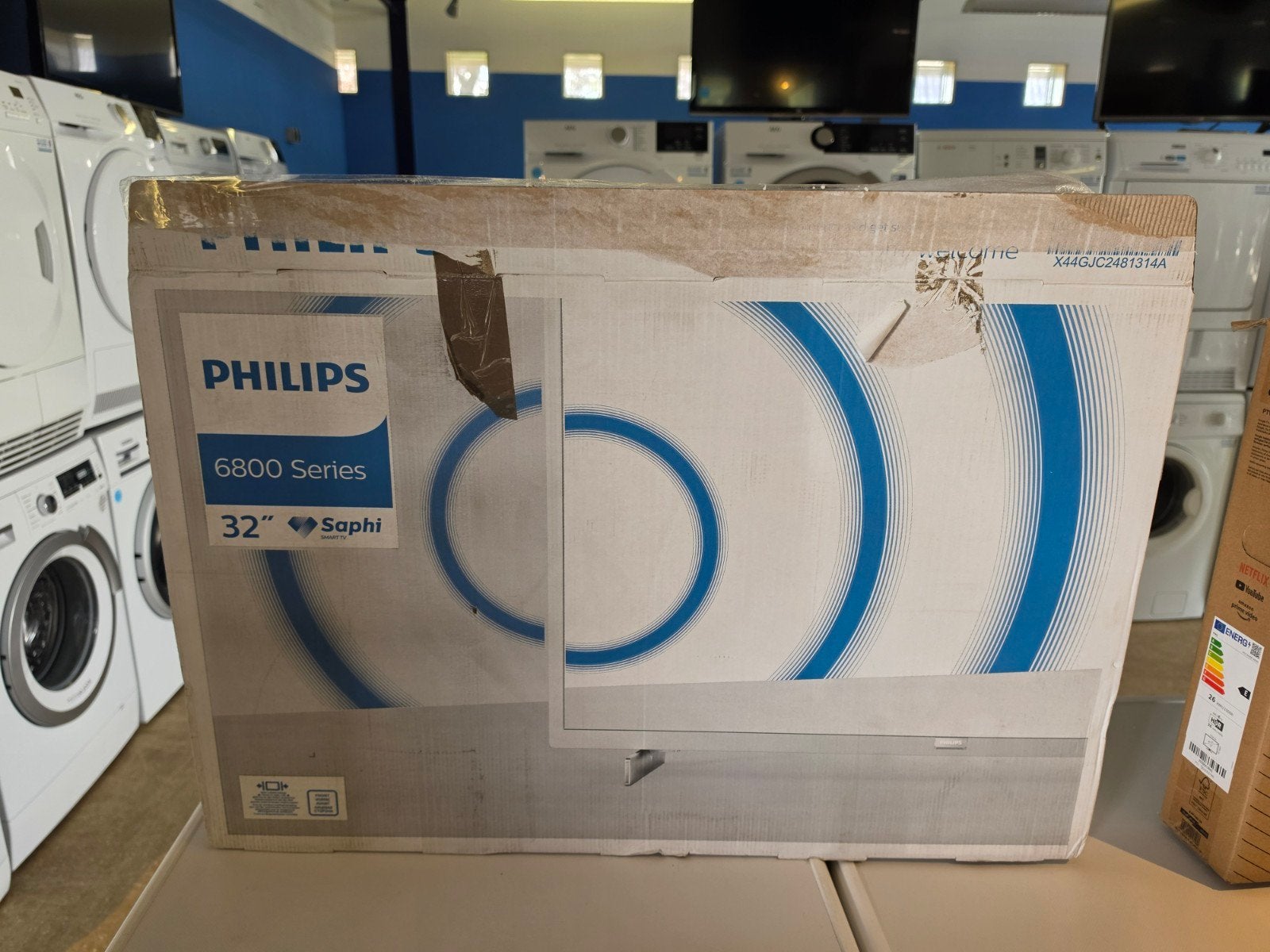 Philips 32 inch full HD led televisie | Smart tv | Garantie✅, Jirnsum, Philips, LED, Zo goed als nieuw
