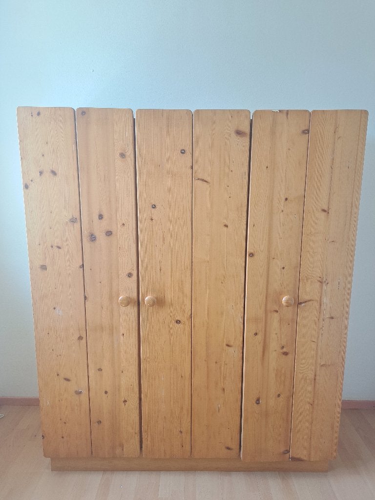 Degelijke houten (kleding)kast, Huis en Inrichting, Ophalen, Met deur(en), Gebruikt, 150 tot 200 cm