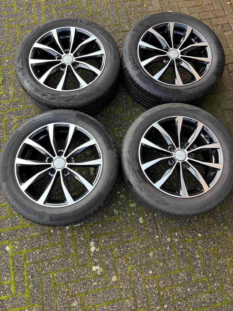 Mak velgen 17 inch, Auto-onderdelen, Banden en Velgen, Ophalen, Velg(en), 17 inch, Zomerbanden