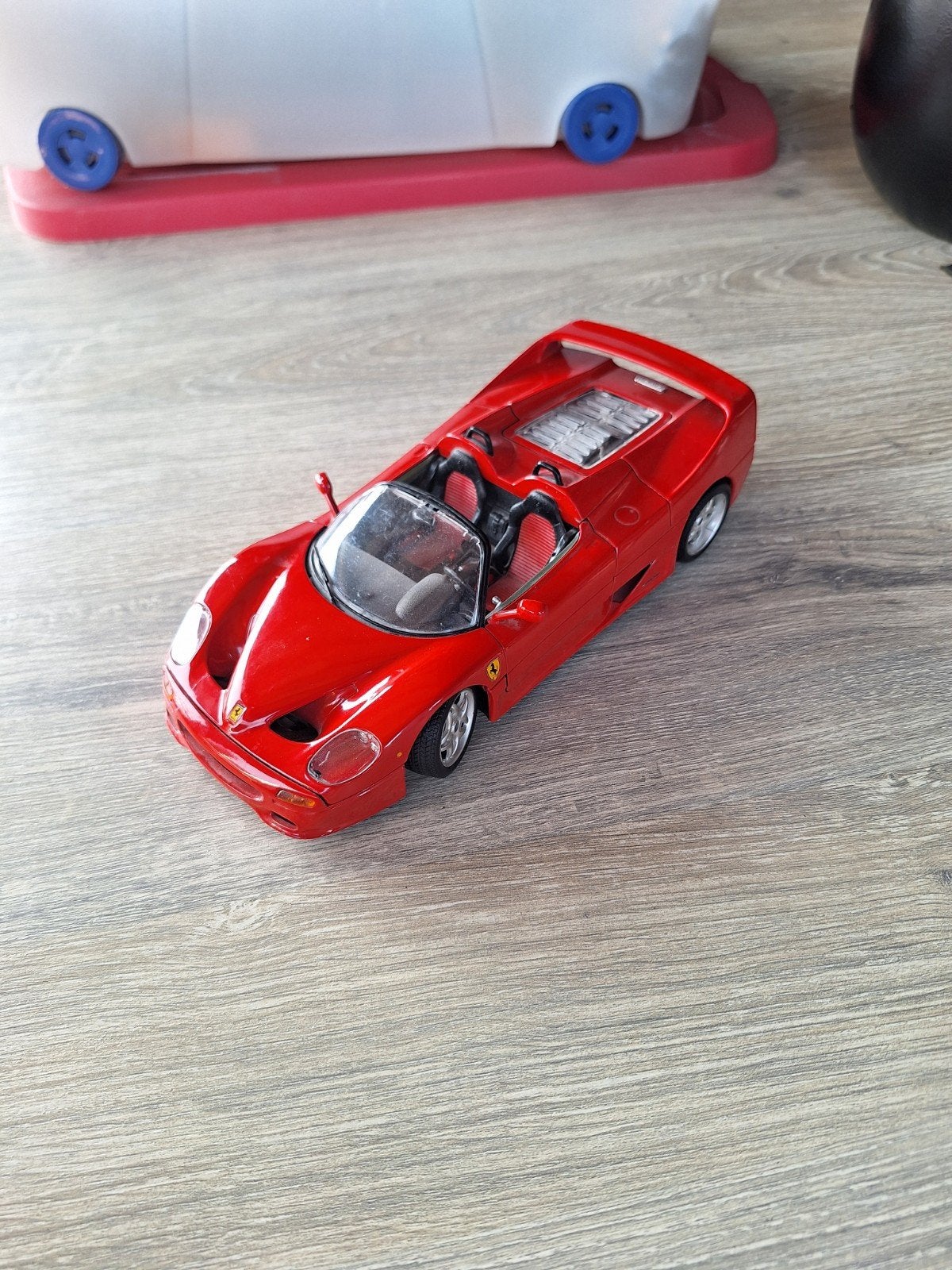 Bburago Ferrari F50 Schaalmodel - Rood, Ophalen of Verzenden, Zo goed als nieuw, Auto, Bburago