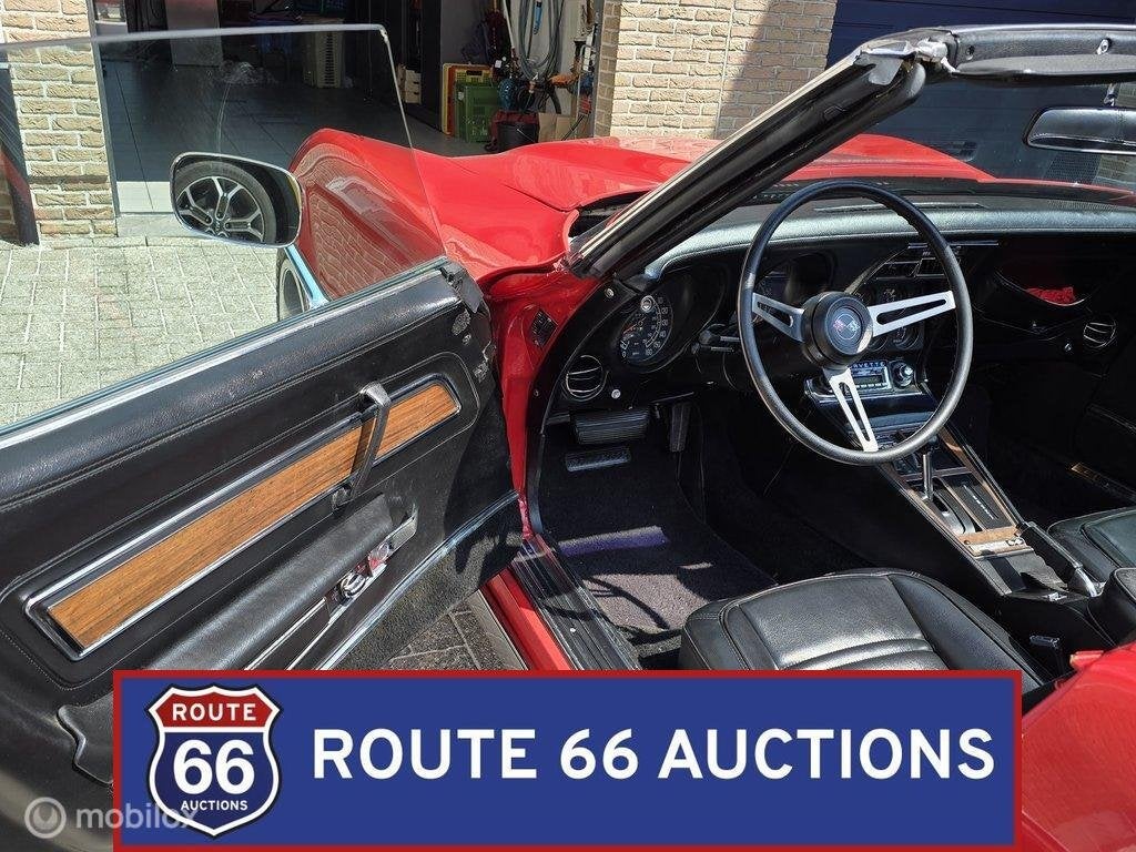 Chevrolet Corvette C3 Stingray Cabriolet | 1975 | Route 66 A, Overige carrosserieën, Chevrolet, Zwart, Bedrijf