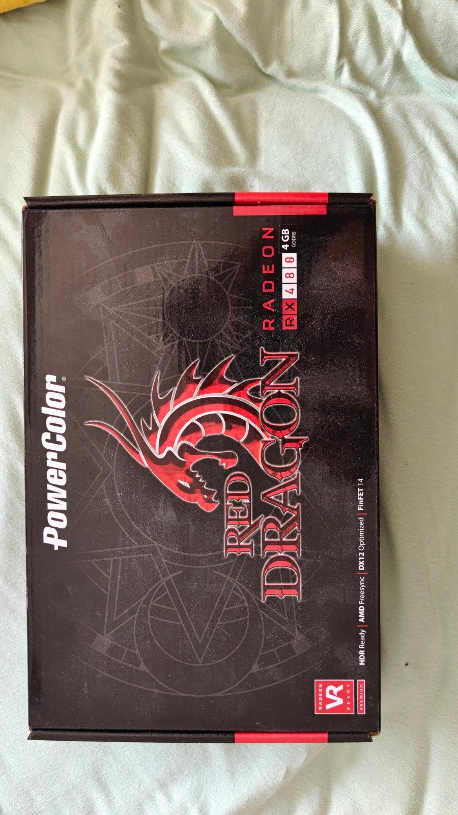 Powercolor Radeon RX480 4GB Red Dragon Videokaart, Computers en Software, Videokaarten, PCI-Express 3, Gebruikt, AMD, HDMI