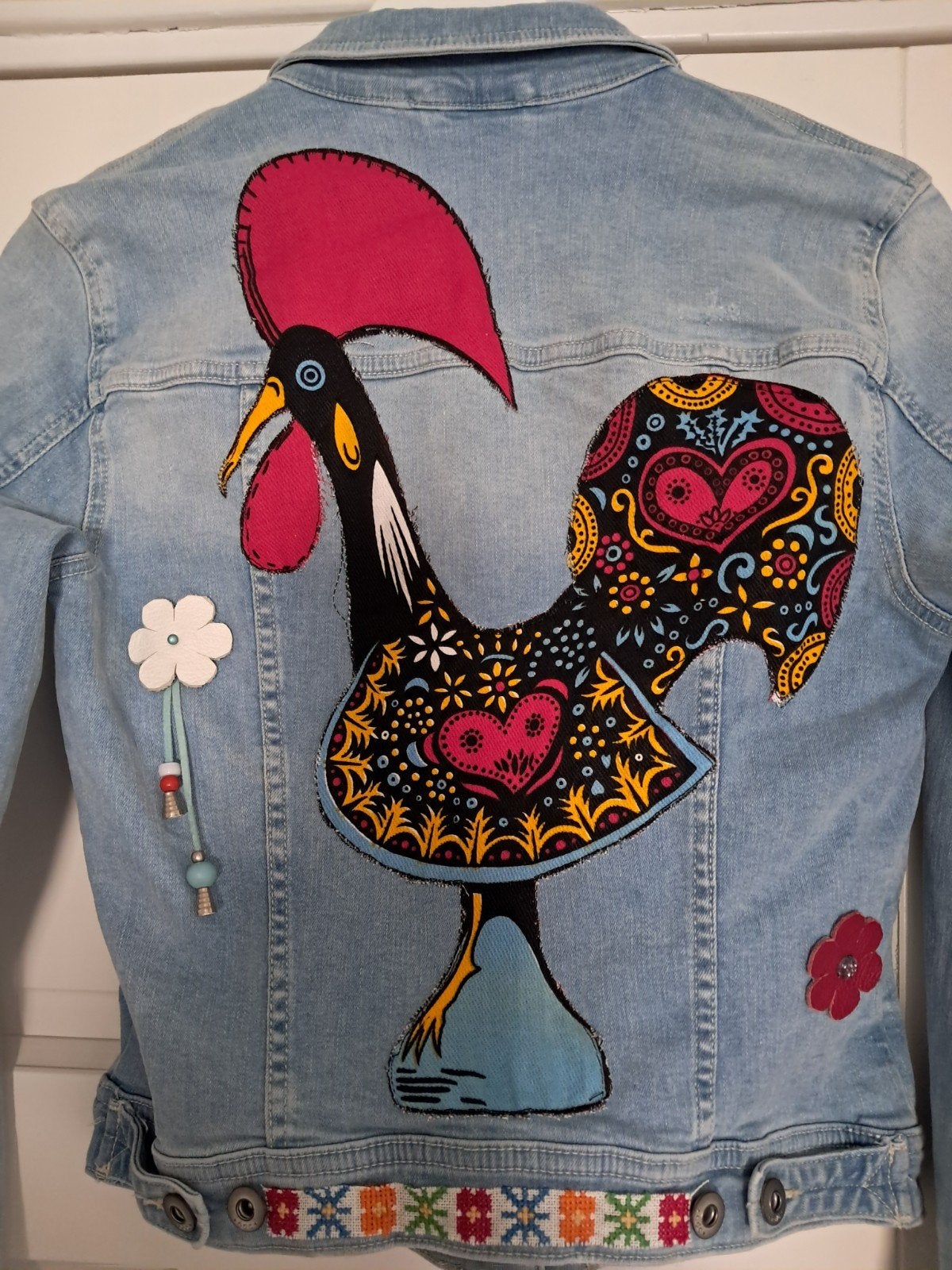 ibiza,boho spijkerjasje, Ophalen of Verzenden, Maat 36 (S), Blauw