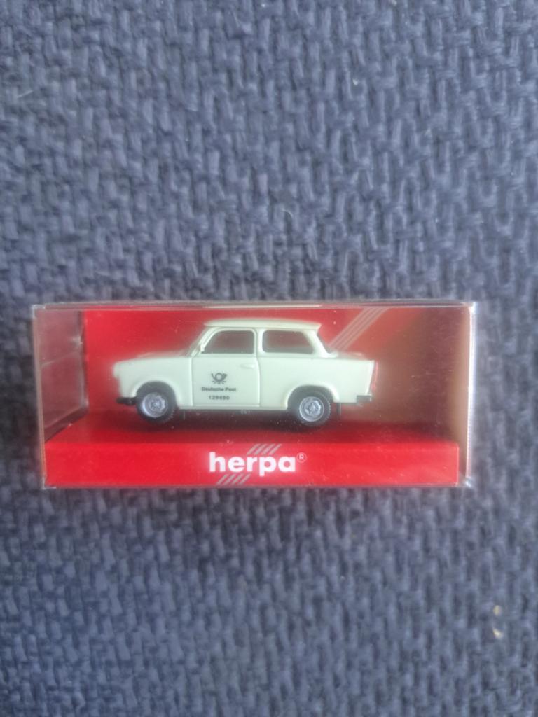 Herpa model trabant "postreclame", Gebruikt, Auto, West germany, N.b