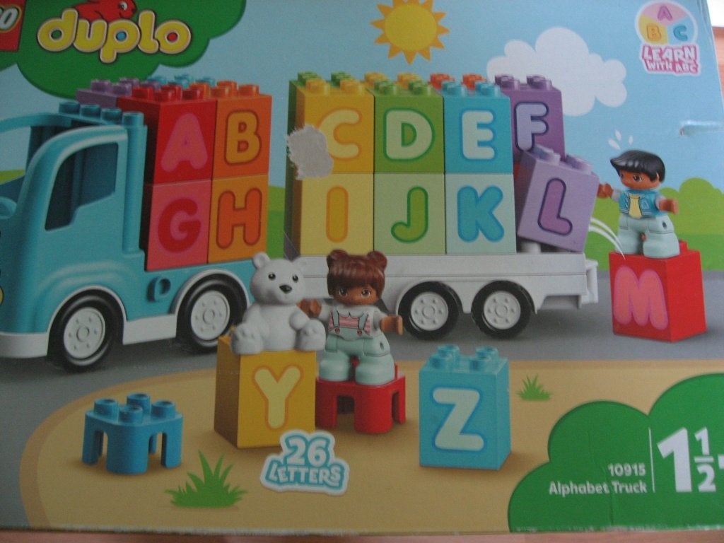 Duplo alfabetvrachtwagen, Compleet, Ophalen of Verzenden, Zo goed als nieuw, Duplo