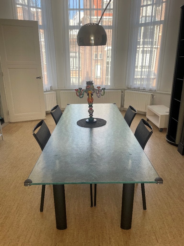 Cassina le Corbusier LC6 dining table, Huis en Inrichting, Tafels | Eettafels, Ophalen, Gebruikt, 200 cm of meer, 50 tot 100 cm