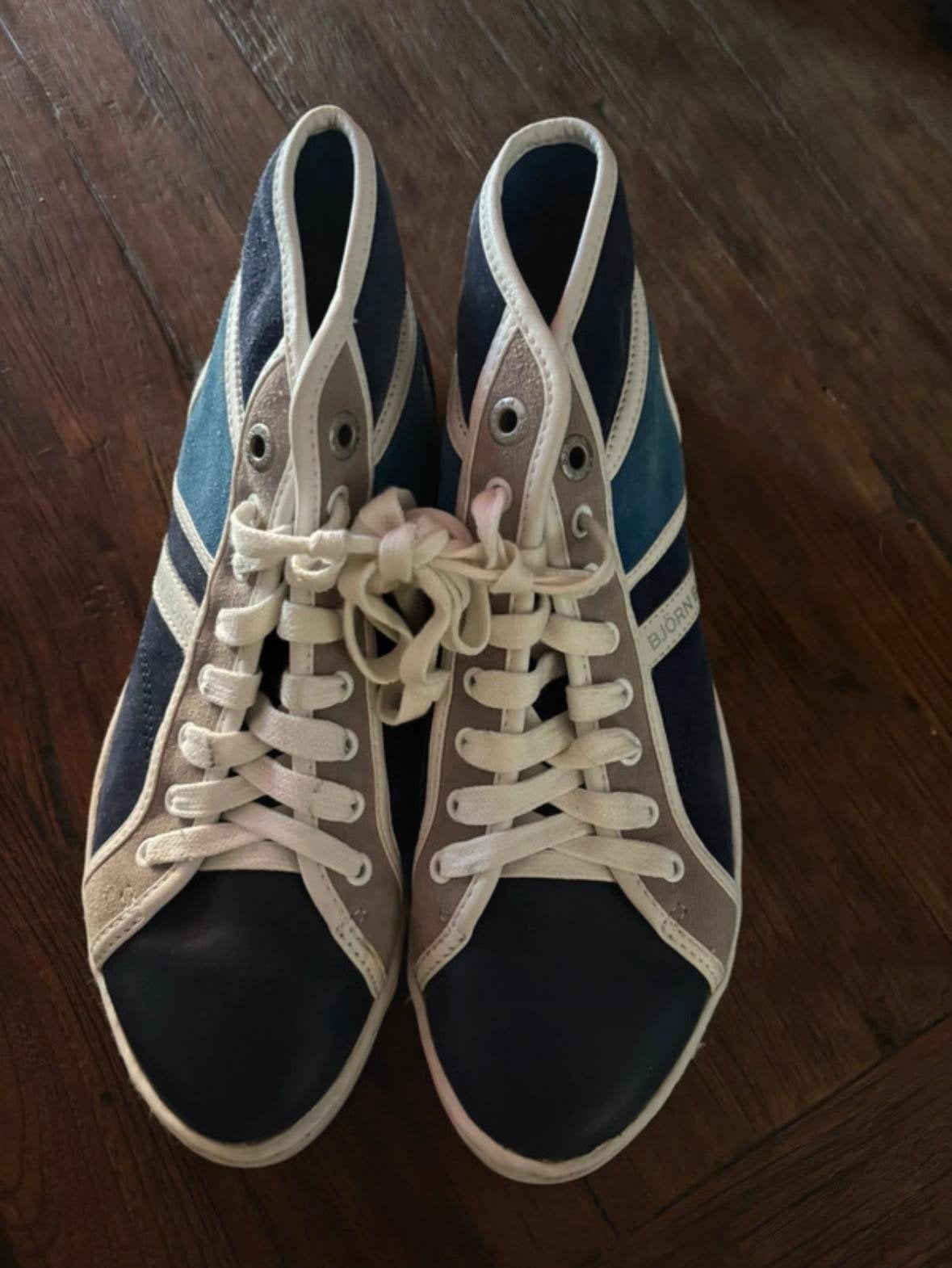BJORN BORG half hoge sneakers maat 40, Bjorn Borg, Verzenden, Blauw, Sneakers of Gympen