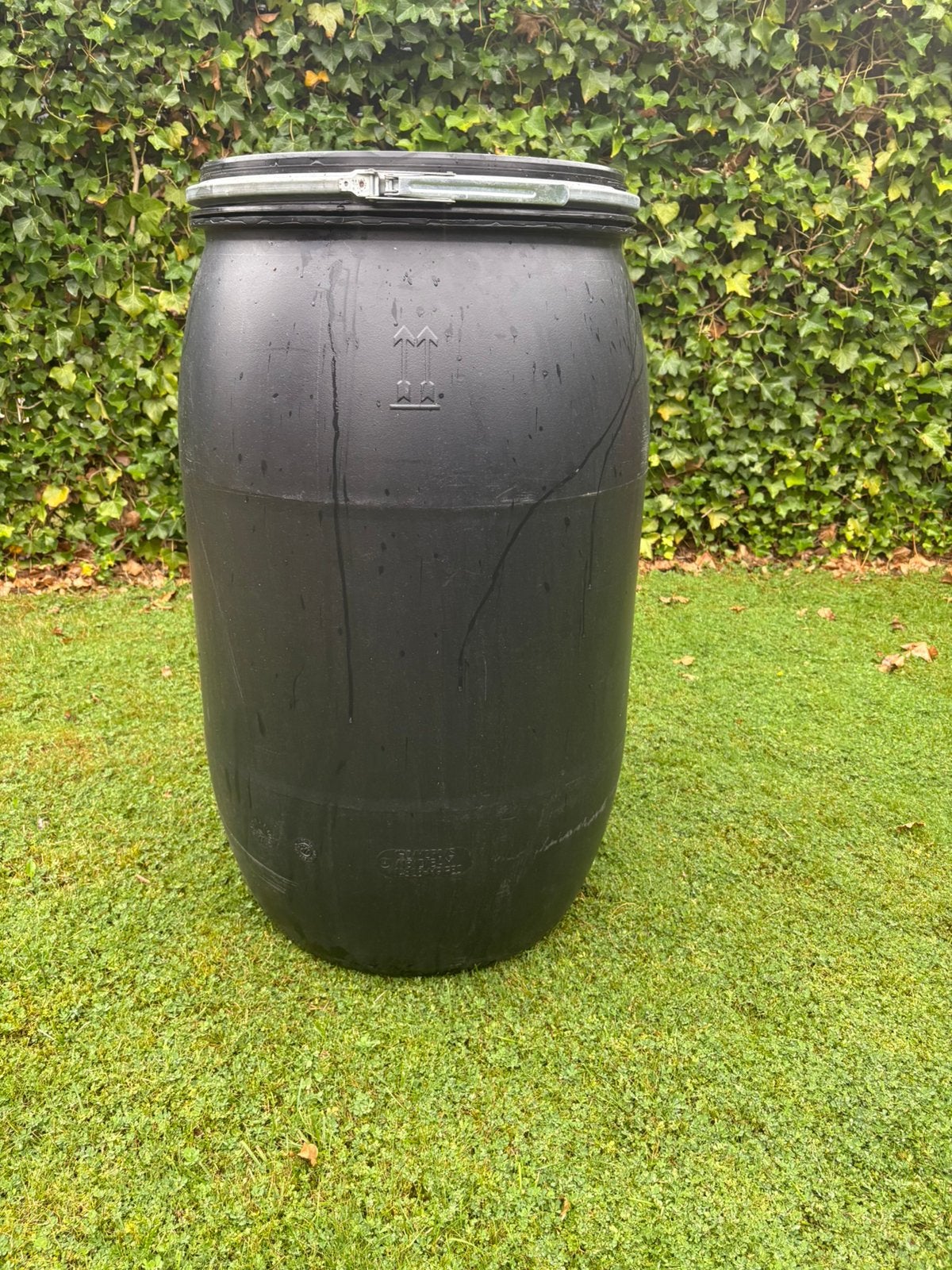 Kunststoffen regen/voerton 200 ltr., 150 liter of meer, Ophalen, Gebruikt, Kunststof