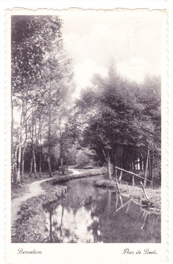 Q2345 oude gelopen ansichtkaart bennekom aan de beek, Ophalen of Verzenden, 1960 tot 1980, Gelopen, Gelderland