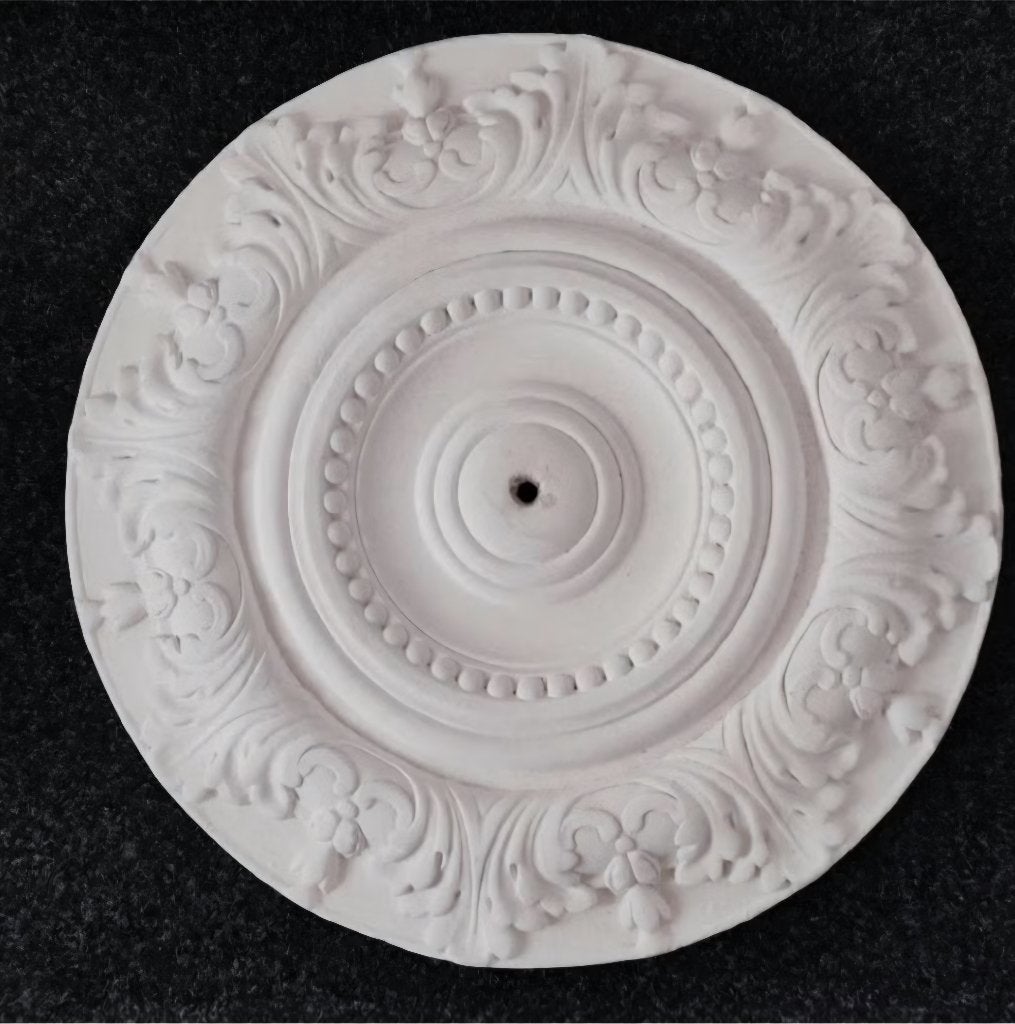 Rozet 50cm cirkelvormig ornament, Ophalen, Zo goed als nieuw, Wit, Overige typen