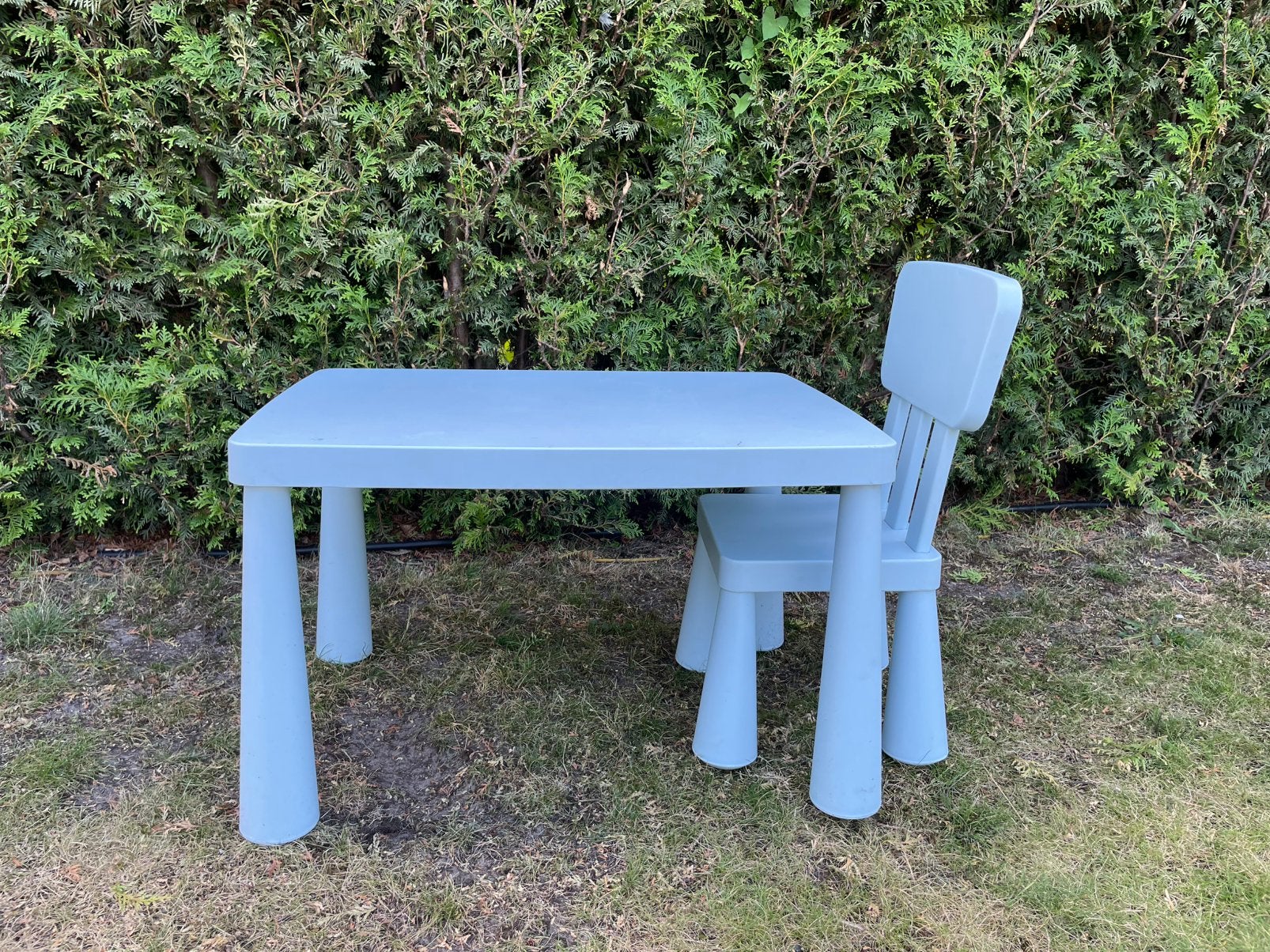 Kindertafel en stoel Mammut, Ophalen, Gebruikt, Tafel(s) en Stoel(en)